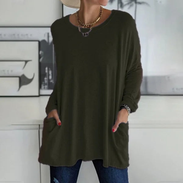 Women's Relaxed Long-Sleeve Top