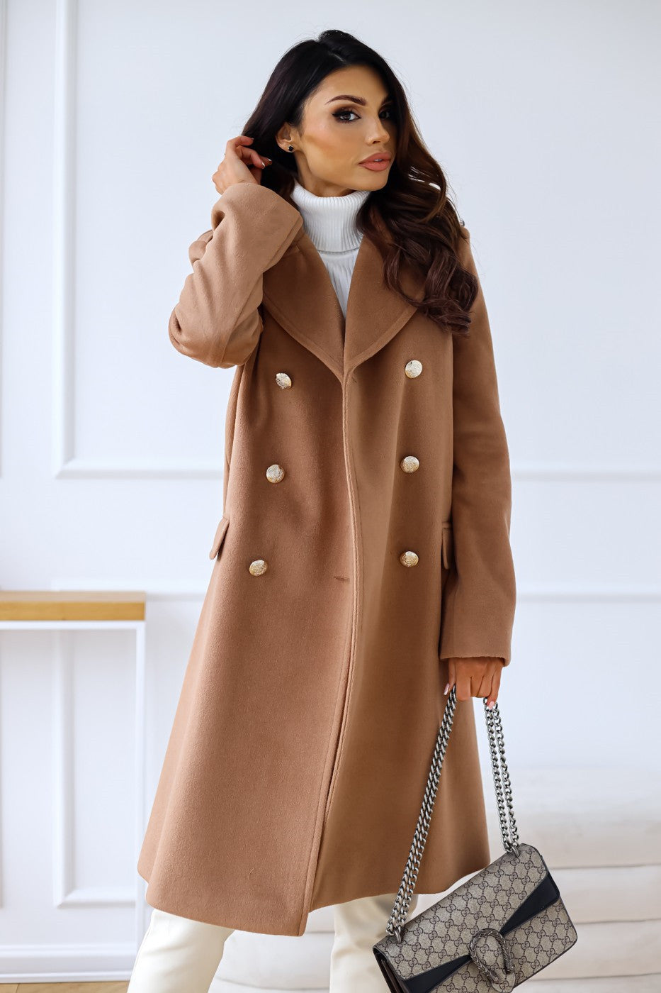 Women's Double-Breasted Coat