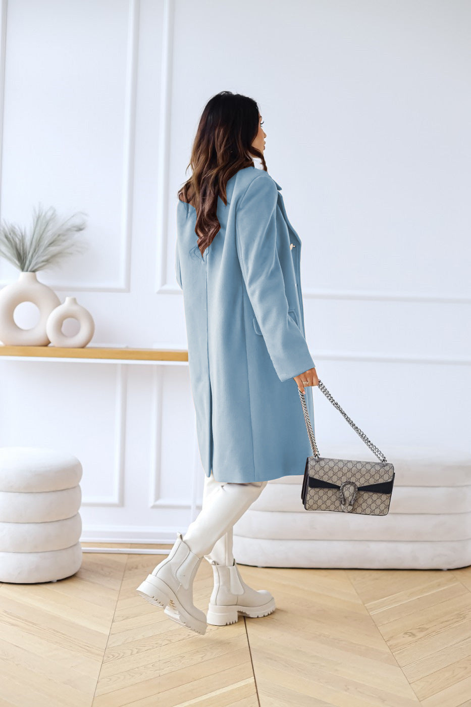 Women's Double-Breasted Coat