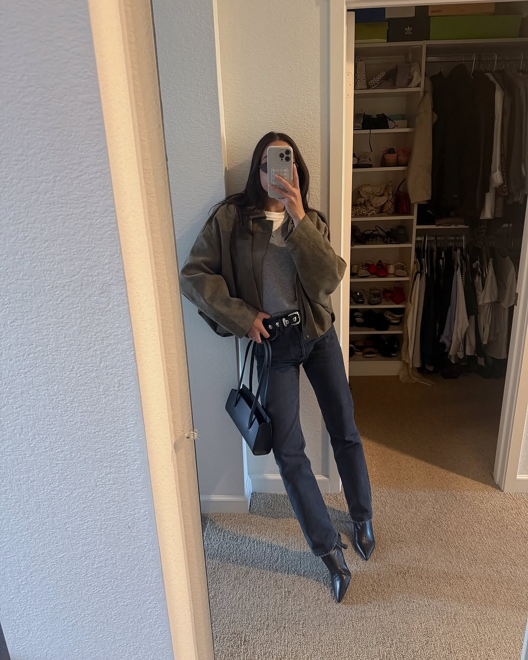 Women's Cropped Suede Jacket