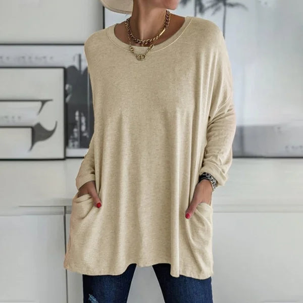 Women's Relaxed Long-Sleeve Top