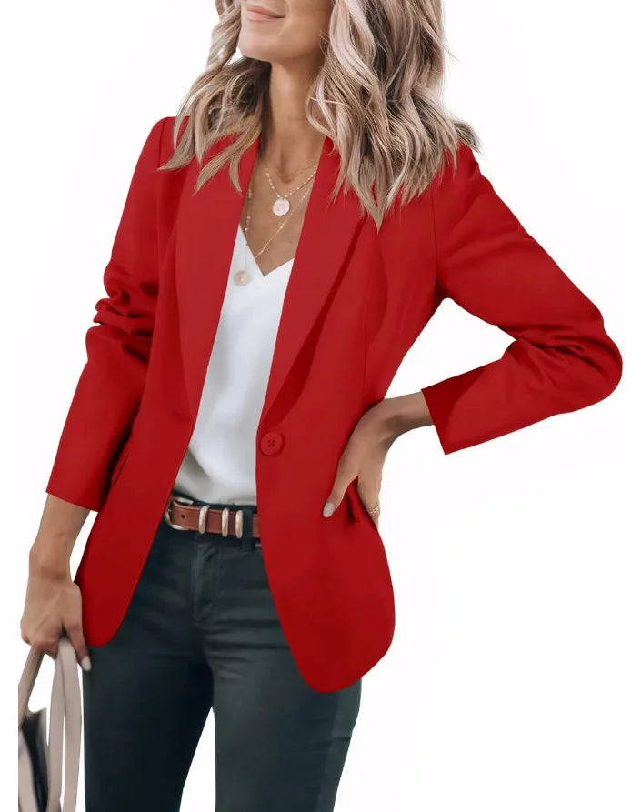 Women's Vintage-Look Tailored Work Blazer