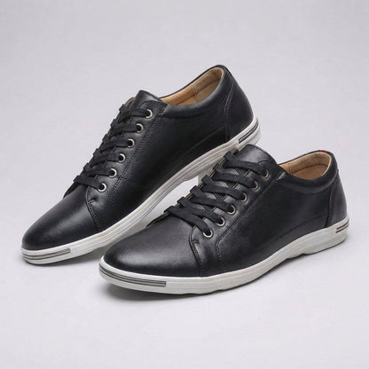 Men's Leather Derby Trainers