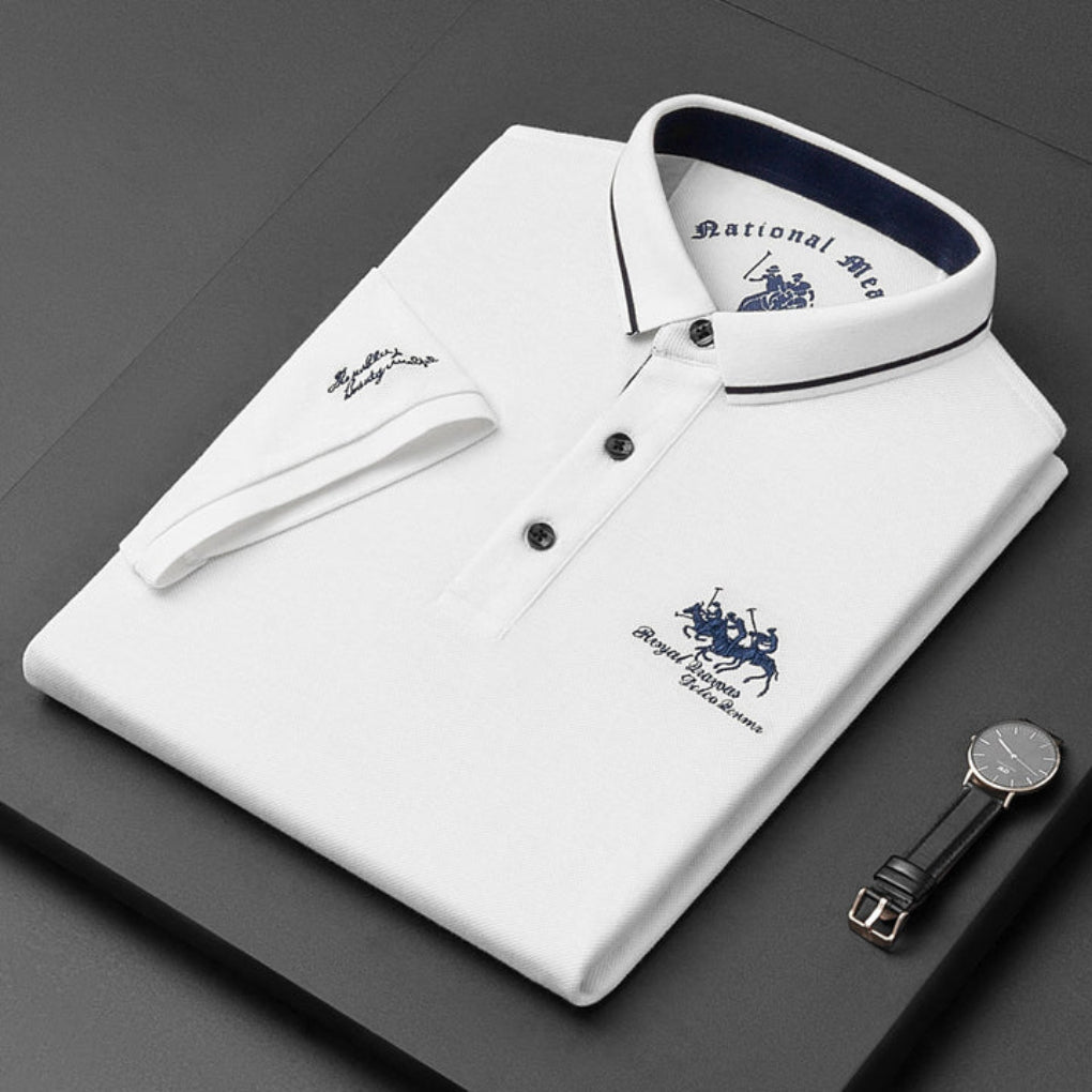 Men's Embroidered Polo Shirt