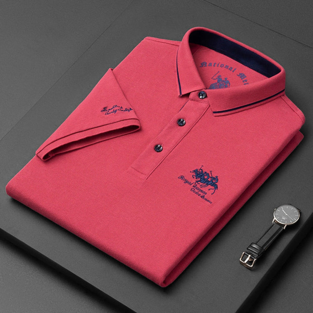 Men's Embroidered Polo Shirt