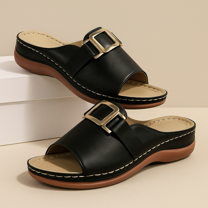 Women's Slip-On Outdoor Wedge Slippers Cushioned