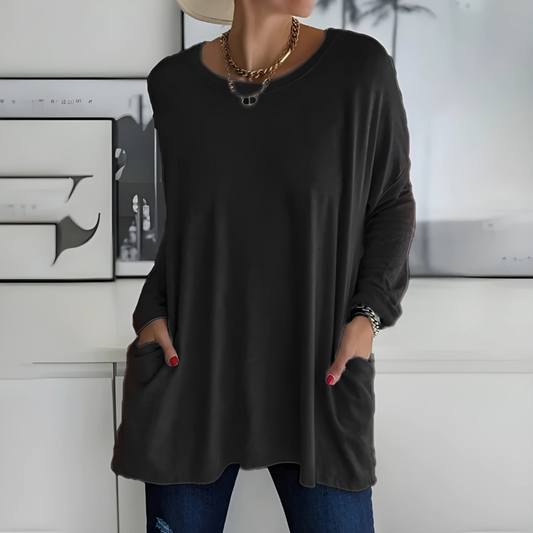 Women's Relaxed Long-Sleeve Top