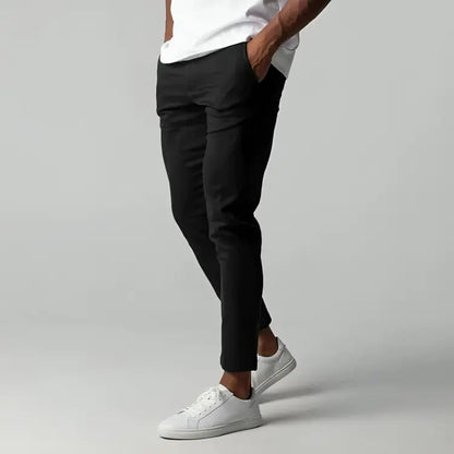 Men's Slim-Fit Stretch Chino Trousers