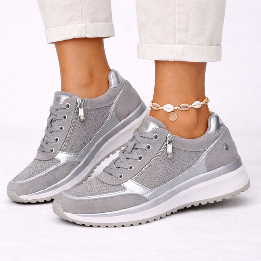 Women's Orthopaedic Wedge Trainers Arch Support Cushioned Lightweight
