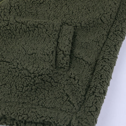 Women's Hooded Winter Teddy Jacket Relaxed-Fit