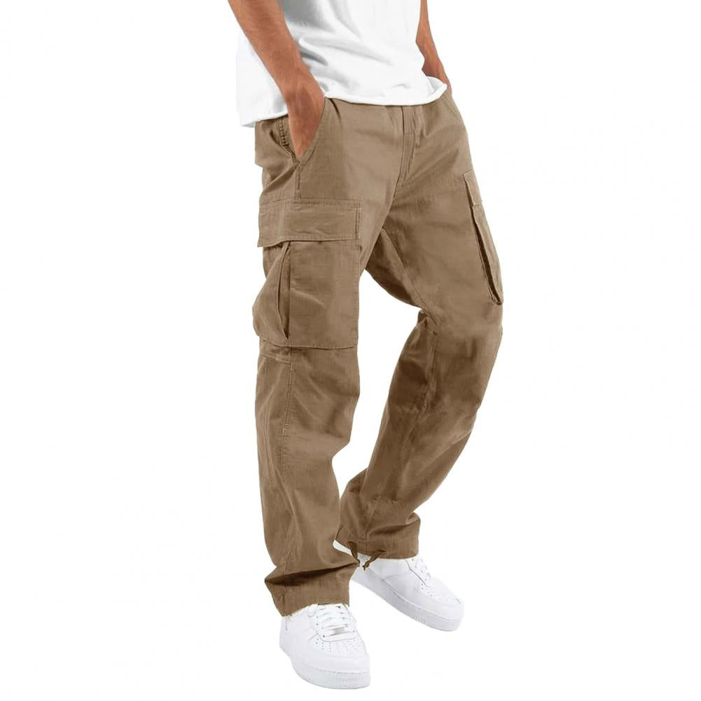 Men's Relaxed-Fit Stretch Cargo Trousers