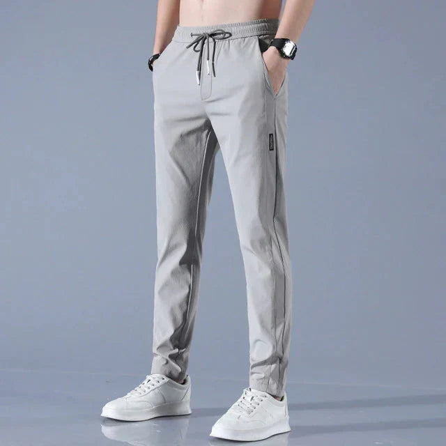 Men's Stretch Chino Trousers Relaxed-Fit