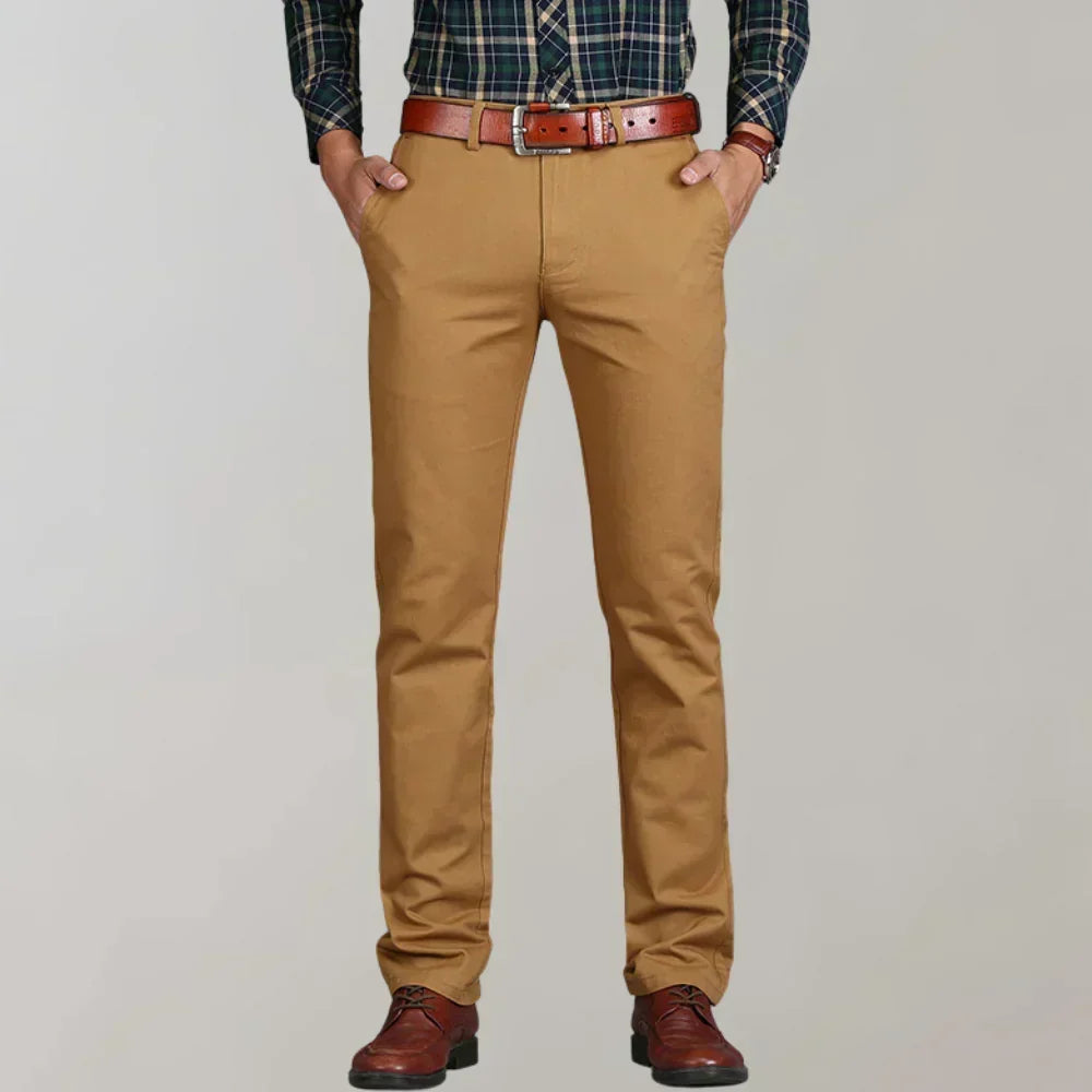 Men's Slim-Fit Chino Trousers
