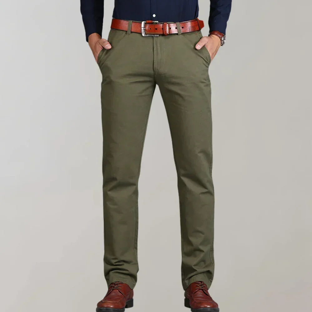 Men's Slim-Fit Chino Trousers