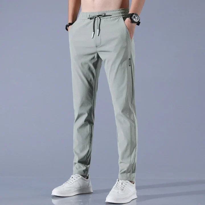 Men's Stretch Chino Trousers Relaxed-Fit