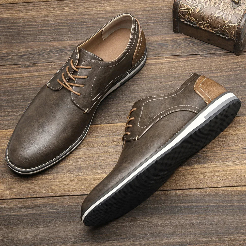 Men's Derby Business Casual Shoes Adaptive Sole