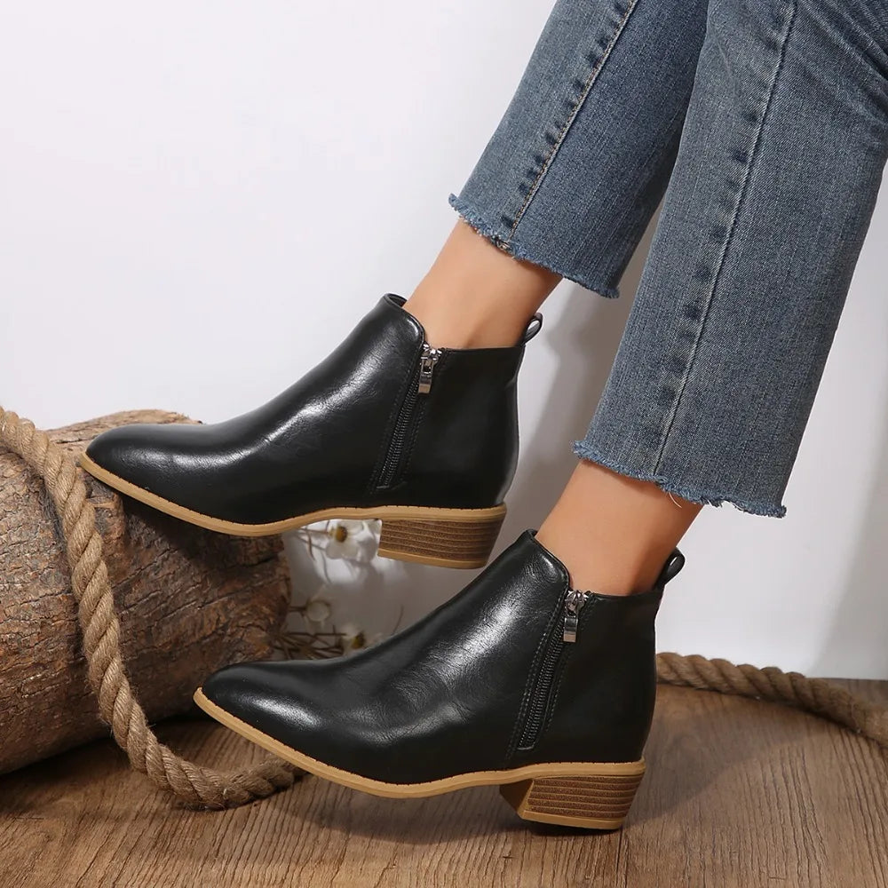 Women's Heeled Ankle Boots Cushioned