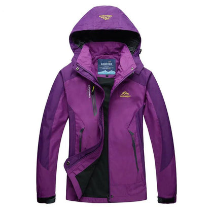 Women's Hooded Waterproof Rain Jacket