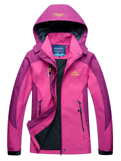 Women's Hooded Waterproof Rain Jacket