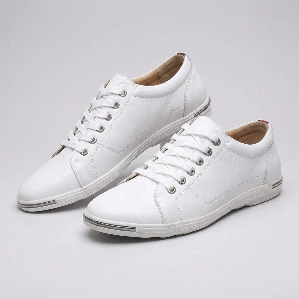 Men's Leather Derby Trainers