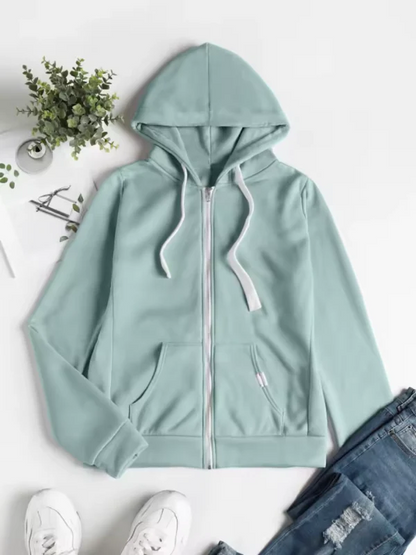 Women's Regular-Fit Zip-Up Hoodie