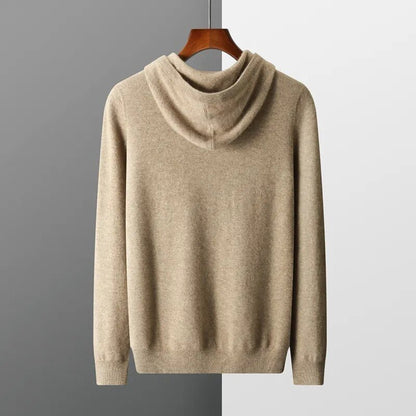 Men's Relaxed-Fit Knit Hoodie