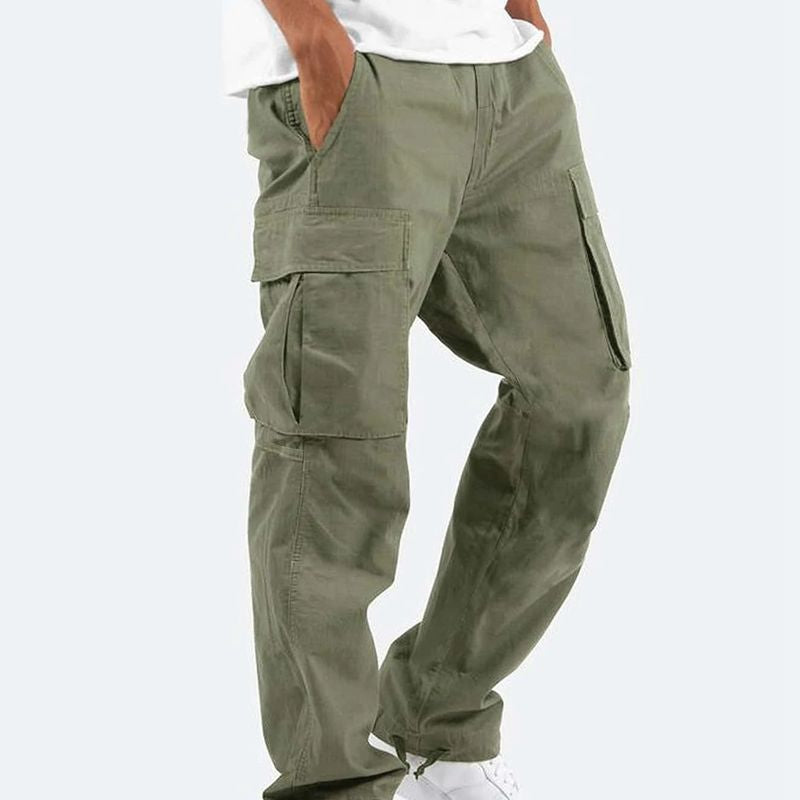 Men's Relaxed-Fit Stretch Cargo Trousers