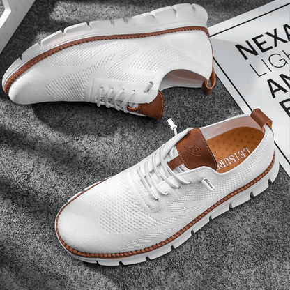 Men's Textured Knit Oxford Trainers