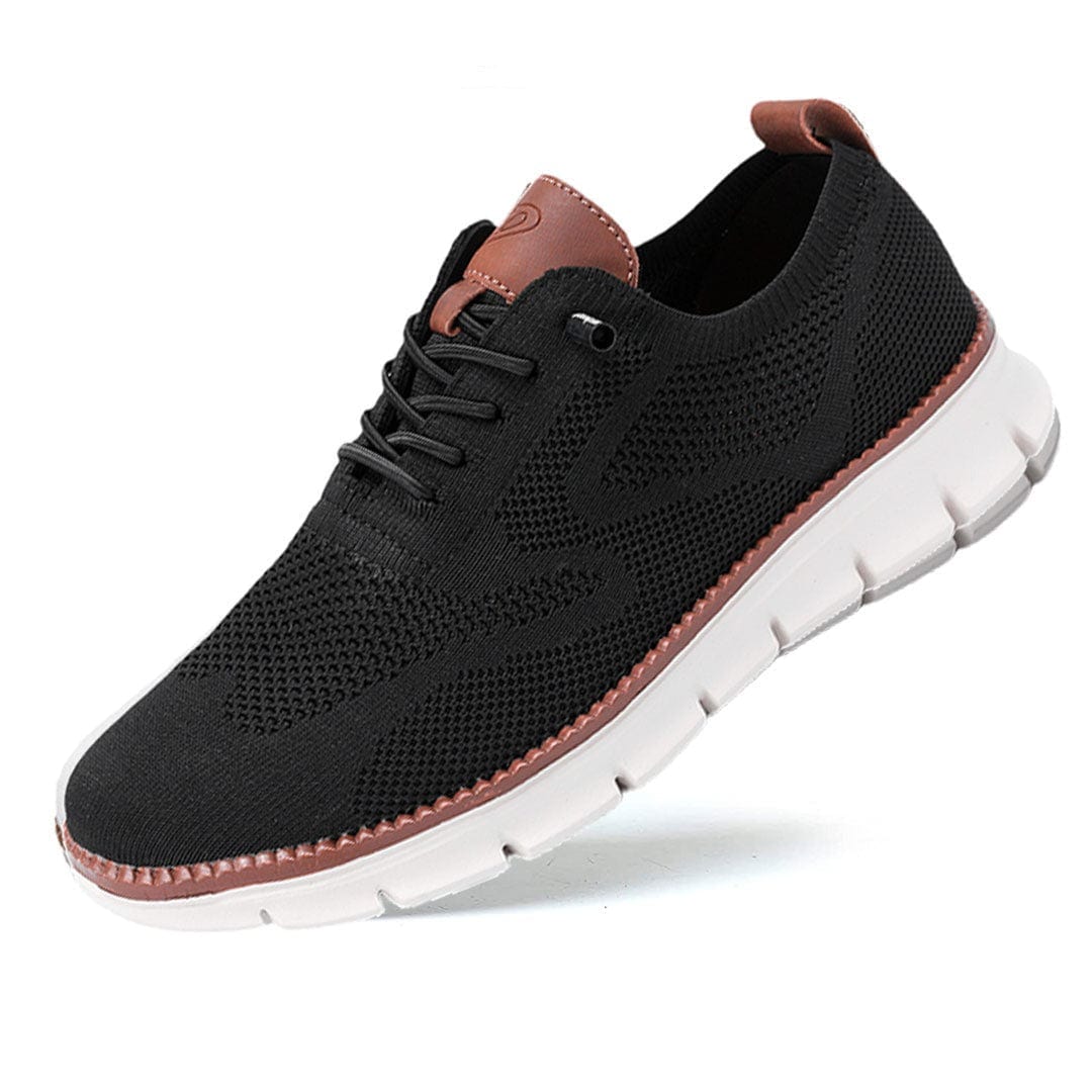 Men's Textured Knit Oxford Trainers