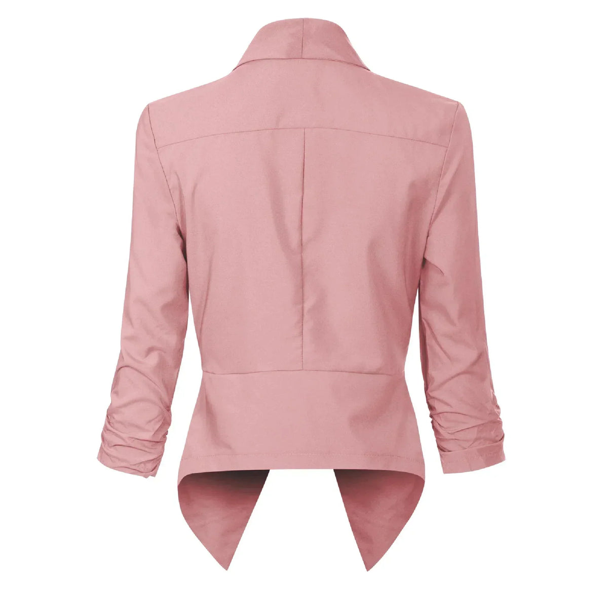 Women's Open-Front Draped Work Blazer