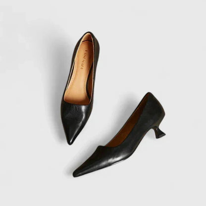 Women's Pointed-Toe Low-Heel Court Shoes
