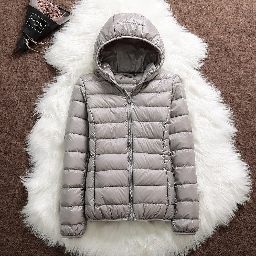 Women's Lightweight Waterproof Winter Down Jacket