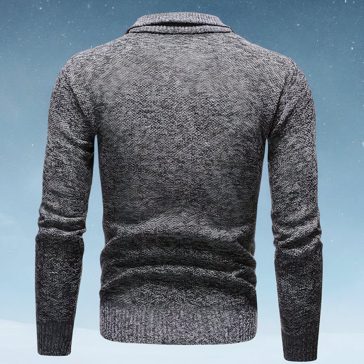 Men's Diamond-Knit Crew-Neck Knitted Jumper