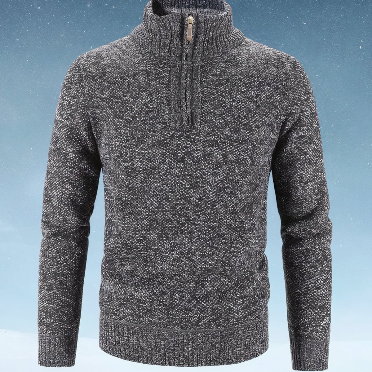 Men's Diamond-Knit Crew-Neck Knitted Jumper