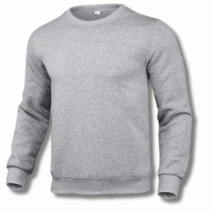 Men's Slim-Fit Crew-Neck Fleece Sweatshirt Jumper