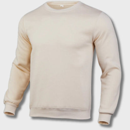 Men's Slim-Fit Crew-Neck Fleece Sweatshirt Jumper