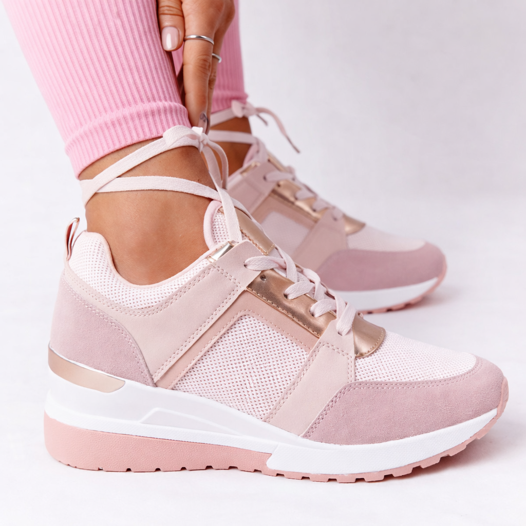 Women's Wedge Trainers Cushioned Lightweight
